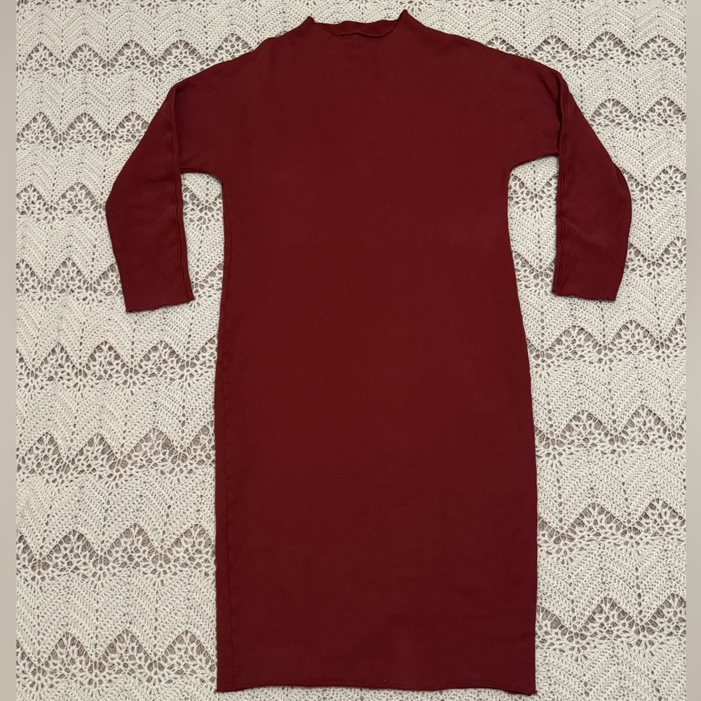 Frank & Eileen Isabelle Triple Fleece
Funnel Neck Dress Medium Boho Sweater